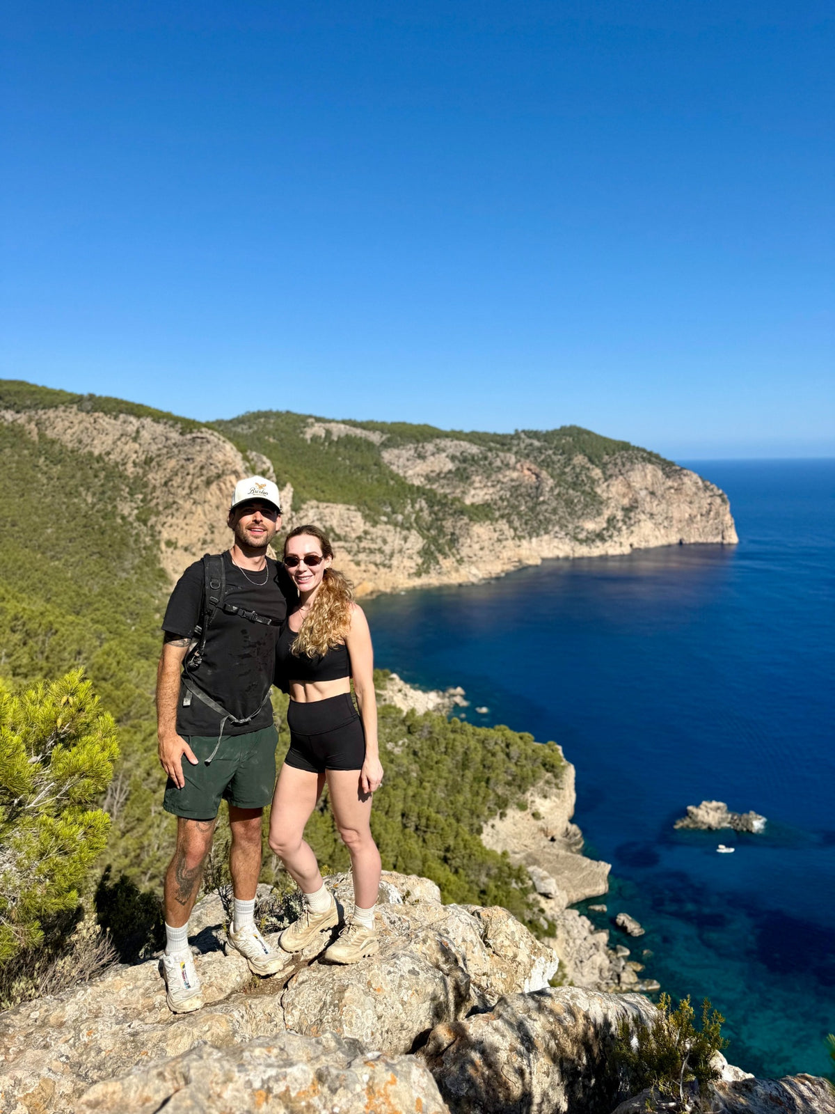 Austin, founder of Knead-It, with his wife